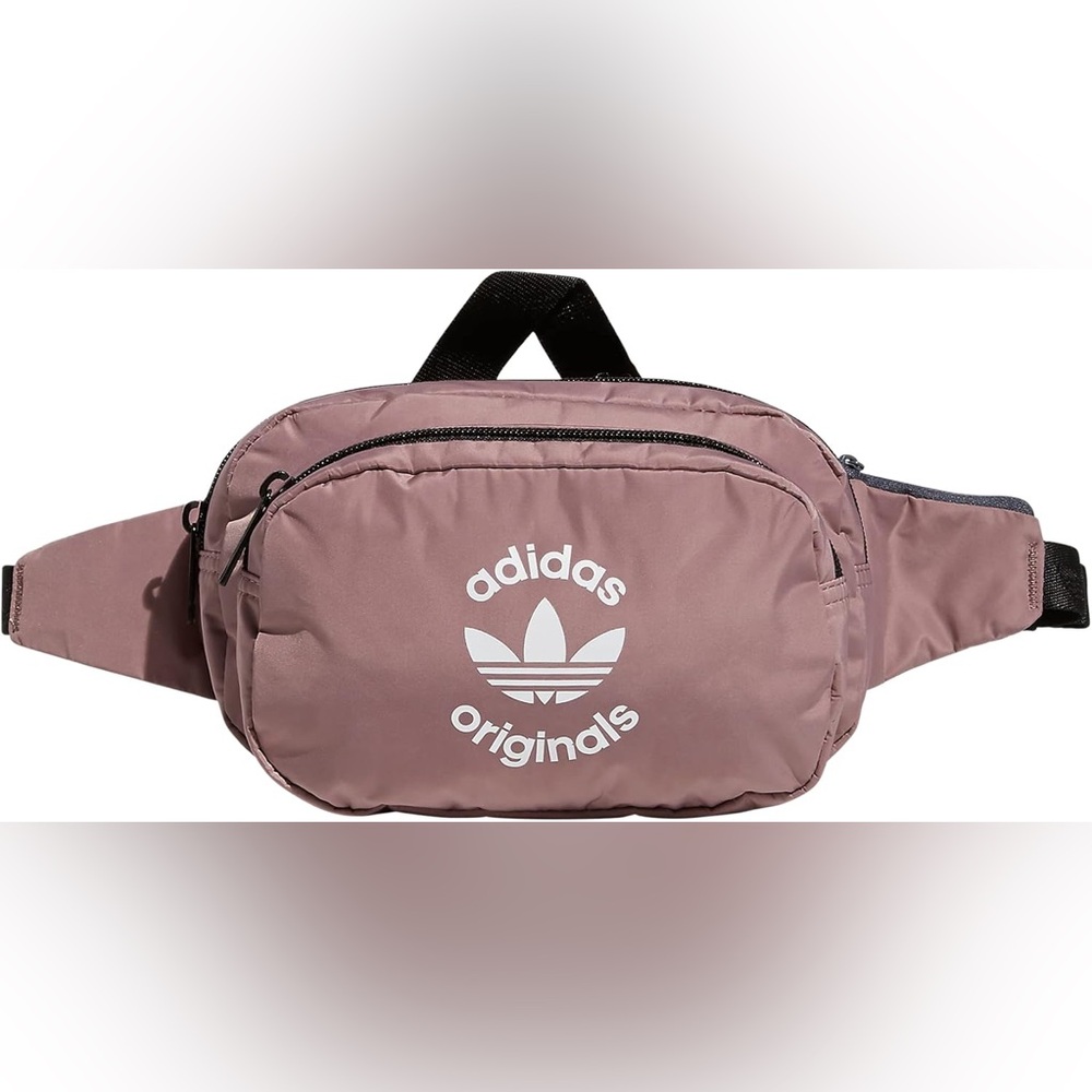 Adidas Originals Sport Waist Pack/Travel and Festival Bag, Oxide Purple/White